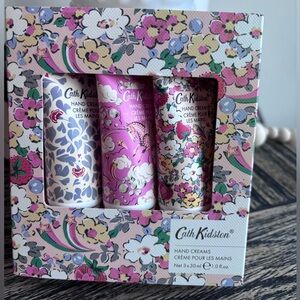 Cath Kidston Floral Hand Cream Trio - Pink, Purple, Cream